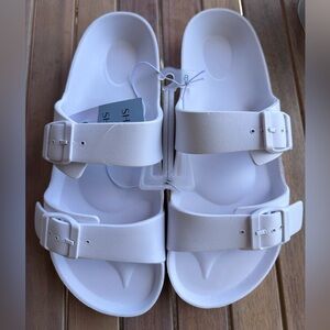 NWT slide on sandals